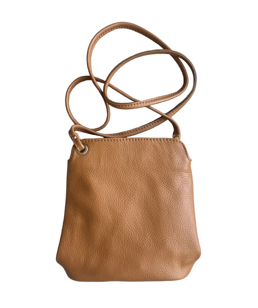 LaGaksta Fina - Casual Italian Leather Small Zip Crossbody Bags for Women Cell Phone Travel Passport Bag Wallet Purses