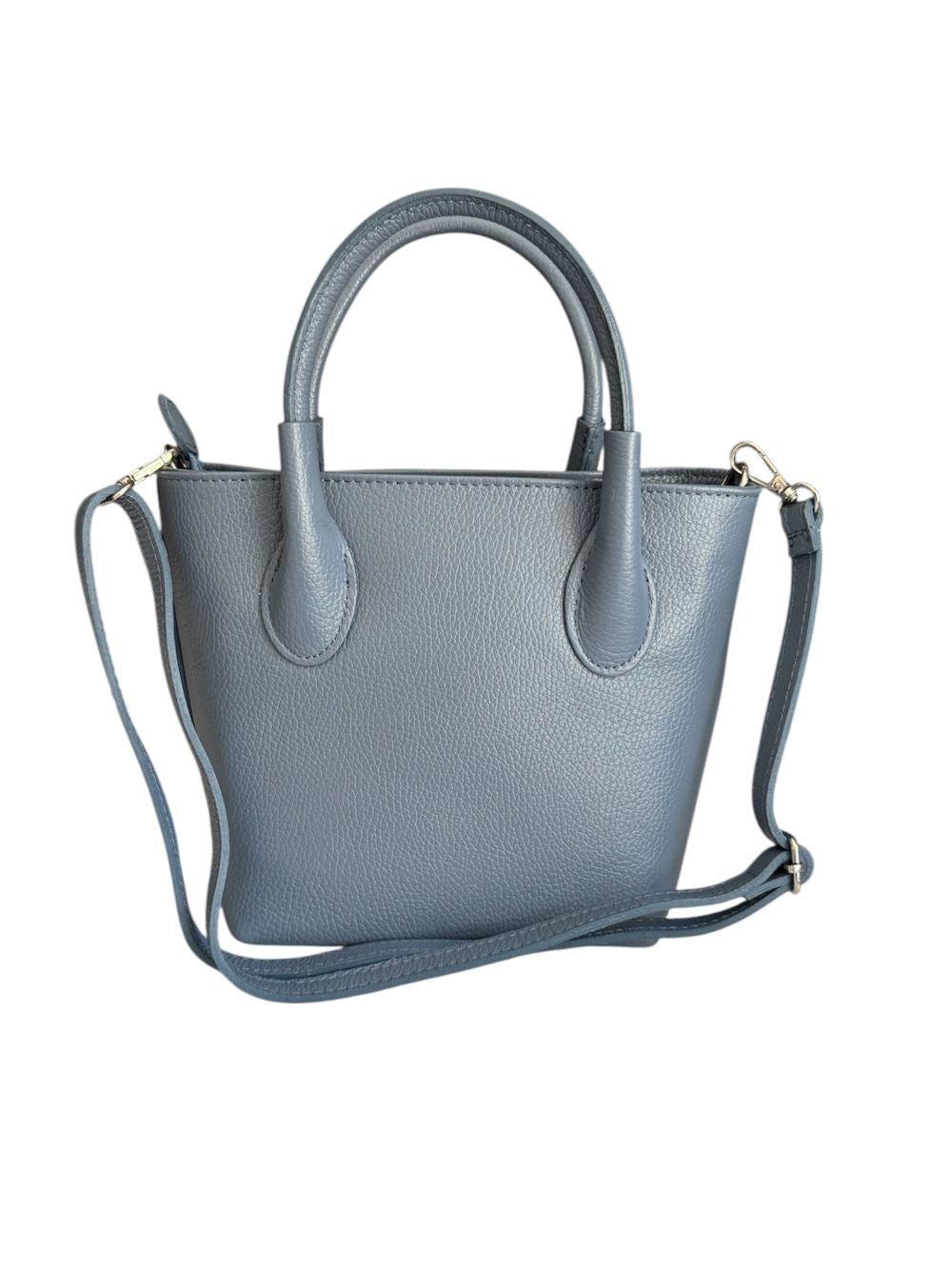 LaGaksta Perla Mini Italian Leather Satchel Crossbody Top Handle Purse