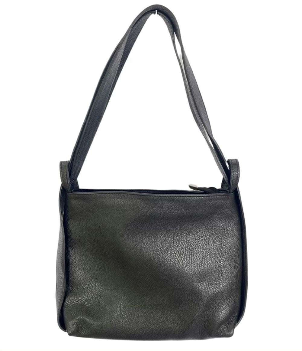 black leather bag backpack purse LaGaksta Bria Convertible Leather Backpack Purse
