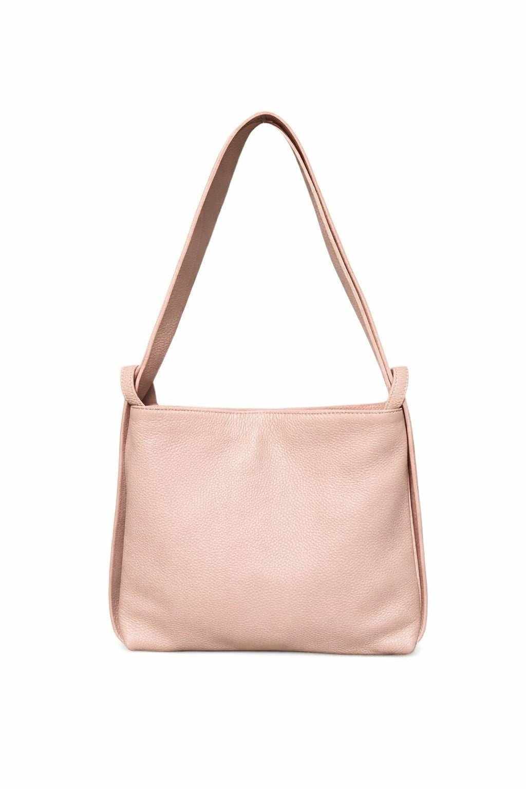 LaGaksta Bria Italian leather convertible backpack in Dusty Rose Pink