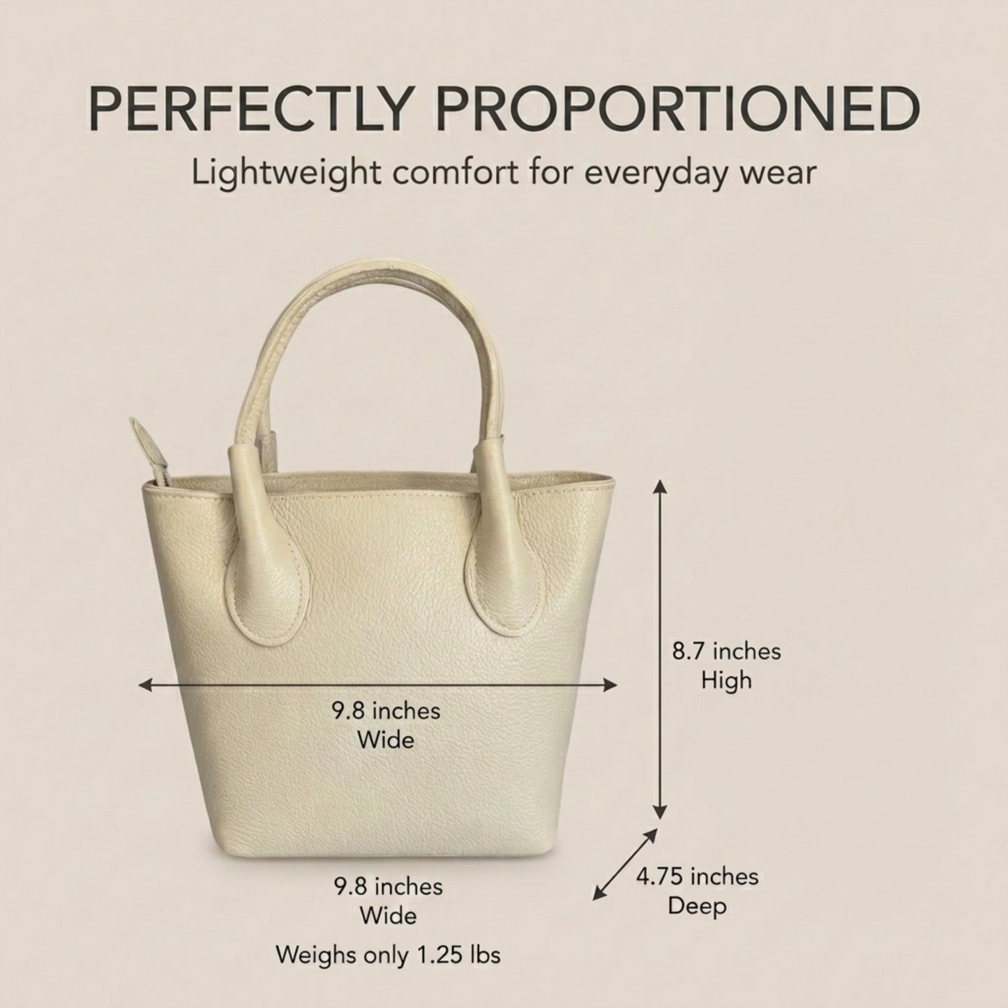 LaGaksta Perla Mini Italian Leather Satchel Crossbody Top Handle Purse