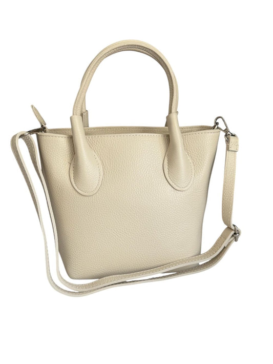 LaGaksta Perla Mini Italian Leather Satchel Crossbody Top Handle Purse