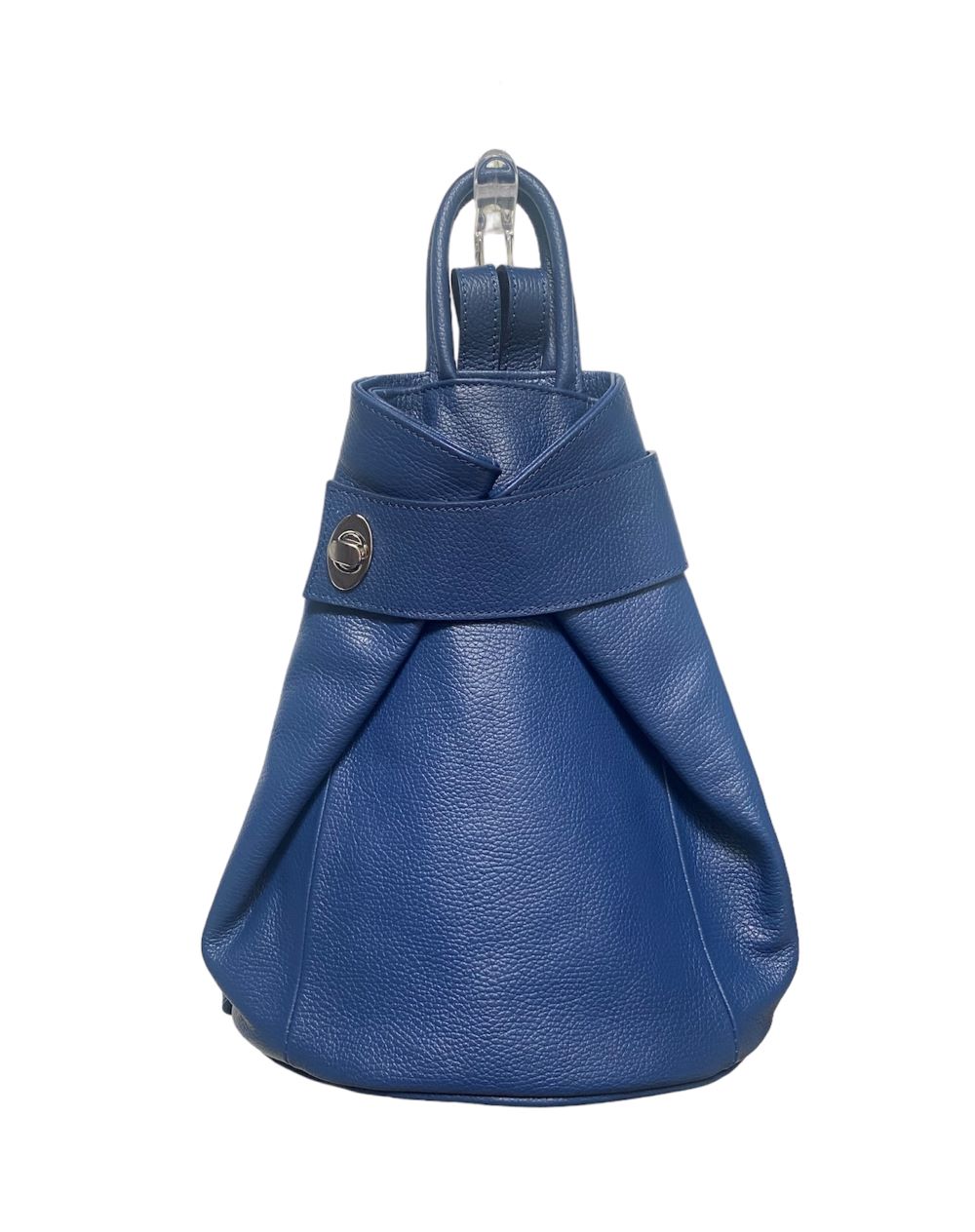 backpack travel purse LaGaksta Stella Convertible Italian Leather Backpack Purse – Casual Travel Tote Bag Forest Green