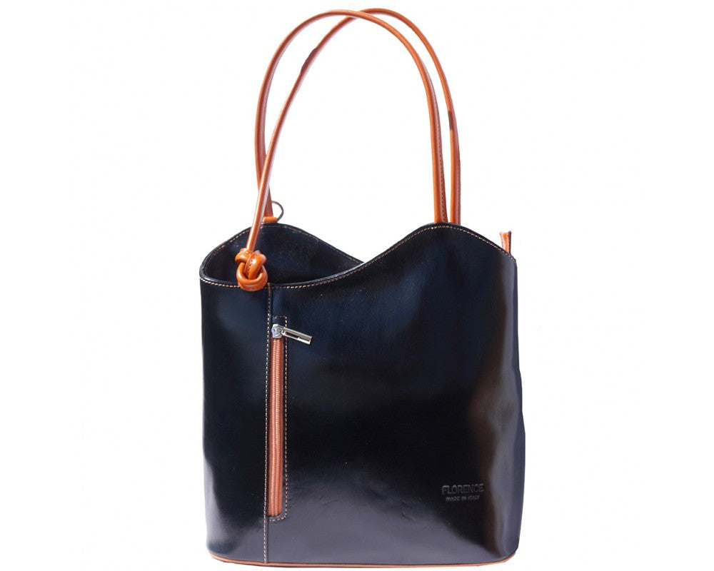LaGaksta Easy Carry Italian Leather Convertible Backpack - LaGaksta Handbags -  Leather Backpack Handbag - 13