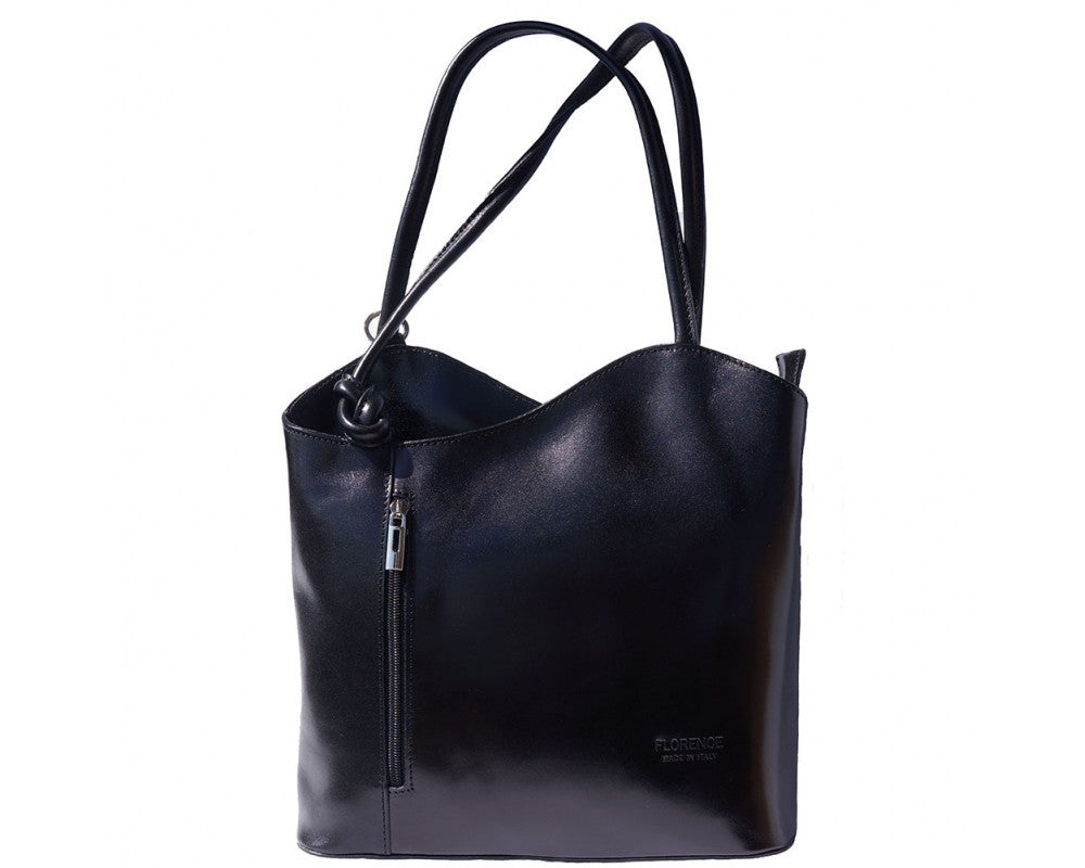 LaGaksta Easy Carry Italian Leather Convertible Backpack - LaGaksta Handbags -  Leather Backpack Handbag - 14