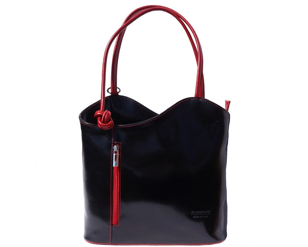 LaGaksta Easy Carry Italian Leather Convertible Backpack - LaGaksta Handbags -  Leather Backpack Handbag - 16