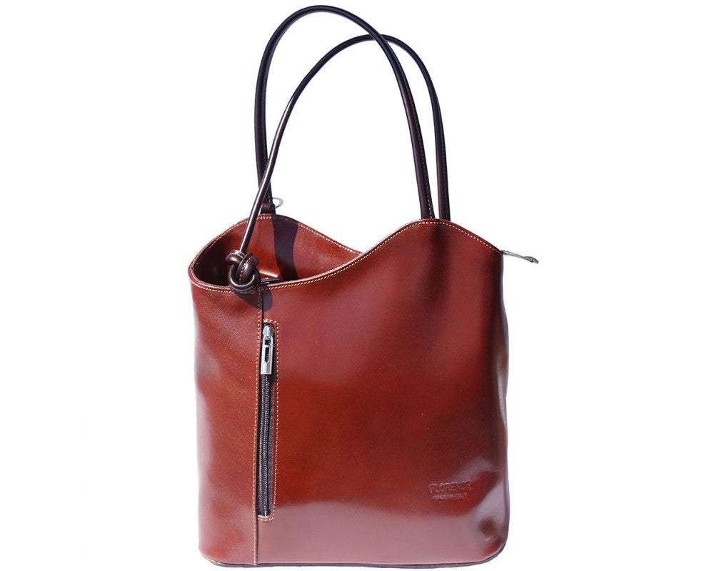 LaGaksta Easy Carry Italian Leather Convertible Backpack - LaGaksta Handbags -  Leather Backpack Handbag - 12