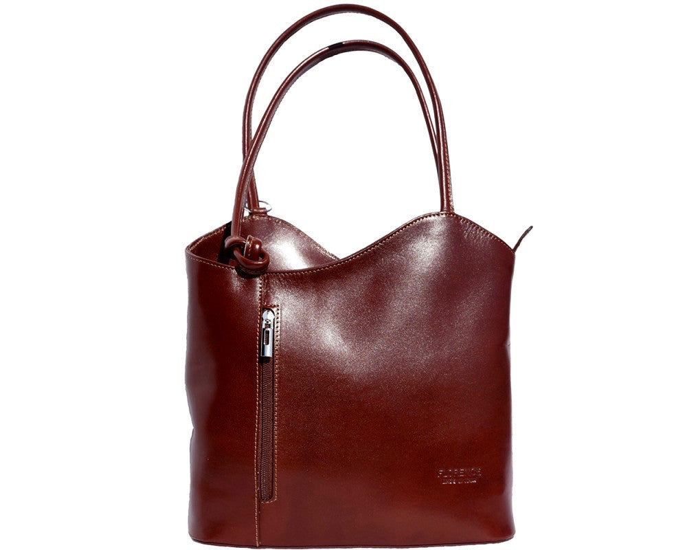 LaGaksta Easy Carry Italian Leather Convertible Backpack - LaGaksta Handbags -  Leather Backpack Handbag - 11
