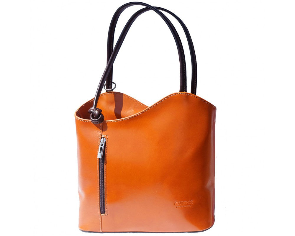 LaGaksta Easy Carry Italian Leather Convertible Backpack - LaGaksta Handbags -  Leather Backpack Handbag - 1