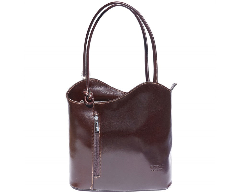 LaGaksta Easy Carry Italian Leather Convertible Backpack - LaGaksta Handbags -  Leather Backpack Handbag - 19