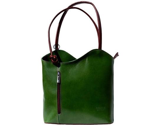 LaGaksta Easy Carry Italian Leather Convertible Backpack - LaGaksta Handbags -  Leather Backpack Handbag - 22