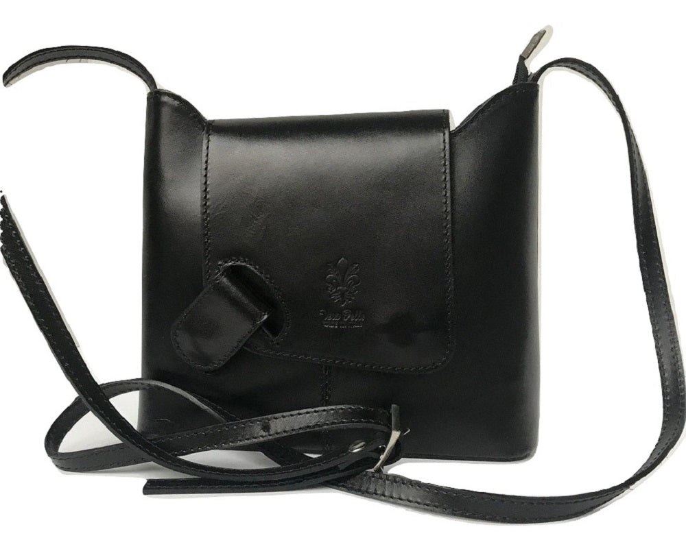 Dkny Women's Millie Leather Top Handle Crossbody Bag in Black