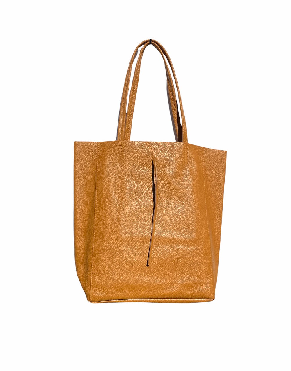 Spring Tote / Slim Leather Tote Bag / Leather Shoulder Bag – Luscious  Leather NYC